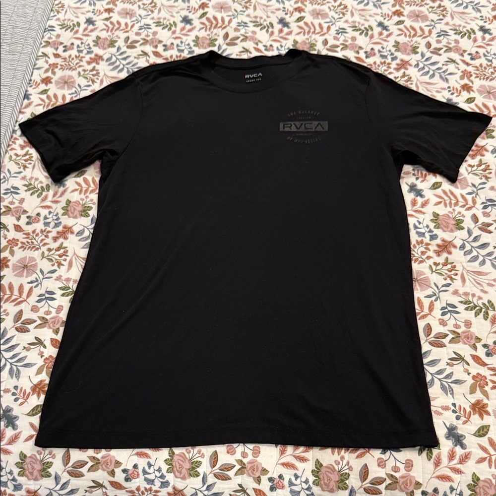 RVCA Men's Classic Black Tee